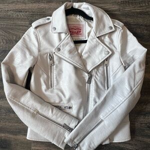 Levi’s Leather Moto Jacket (XS)